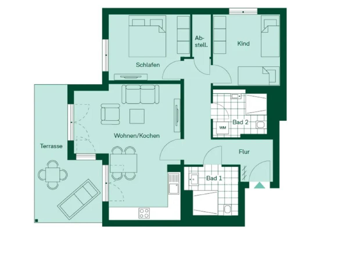 Terrassenwohnung "Gartenblick" - Haffresidenz Garz  Екстер'єр фото